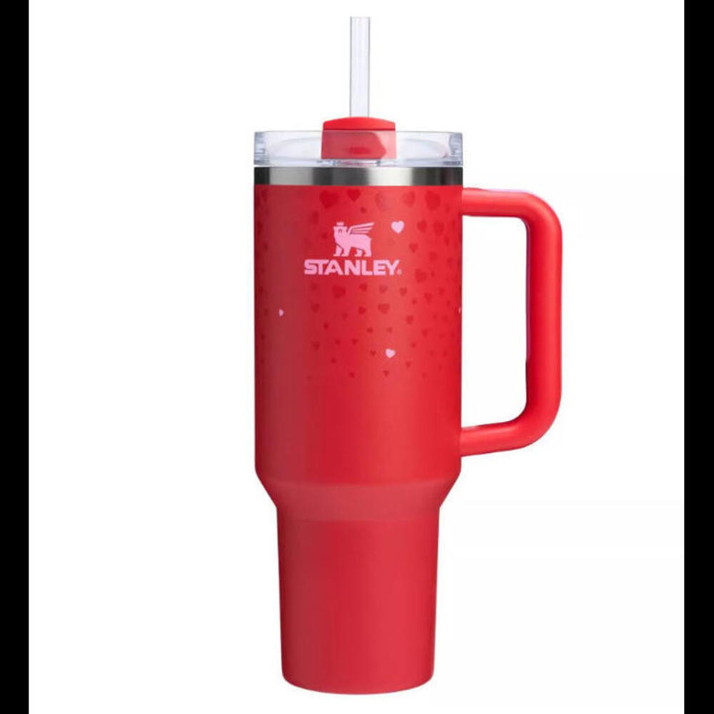 Stanley 40oz Stainless Steel Tumbler - Valentines Day  ❤️ Ruby Hearts- New